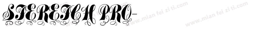STERETCH PRO字体转换